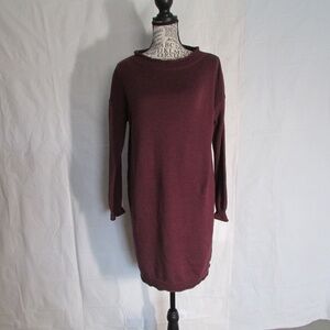 Dip Women's Deep Purple Oversized Crew Neck Sweater